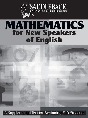 cover image of Mathematics for New Speakers of English Teacher's Resource